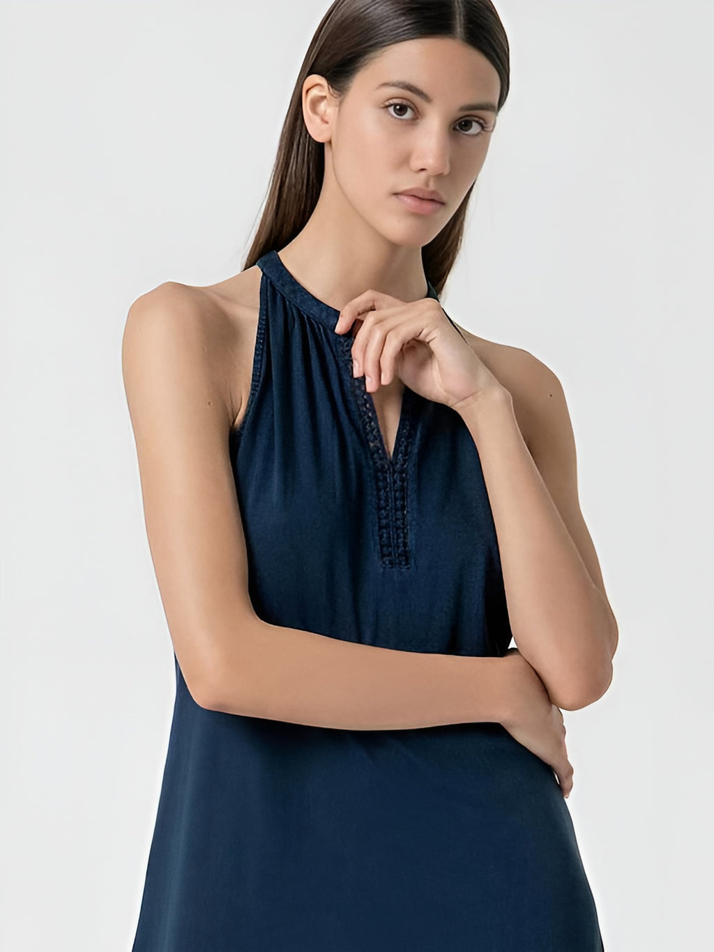 Maxi Dress Navy Blue